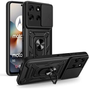 Motorola Moto G56 Magnetisk Støtteetui - Støtdempende & Camslider Motorola Moto G56 Magnetisk Støtteetui - Støtdempende & Camslider