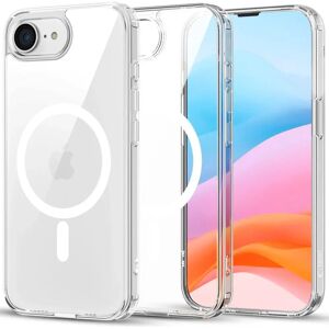 Tech-Protect Flexair Hybrid Cover til iPhone 16e - MagSafe Gennemsigtig Tech-Protect Flexair Hybrid Cover til iPhone 16e - MagSafe Gennemsigtig