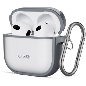 Coque Tech-Protect AirPods 4 Grise - Écouteurs sans fil Coque Tech-Protect AirPods 4 Grise - Écouteurs sans fil