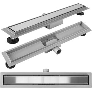 REA - Nickel brushed linear drain - Drainage Line REA - Nickel brushed linear drain - Drainage Line