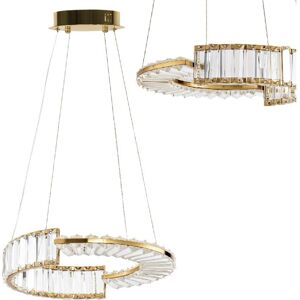 Toolight - LED Pendant Lamp APP1526-CP40 Gold - Pendant Light Toolight - LED Pendant Lamp APP1526-CP40 Gold - Pendant Light