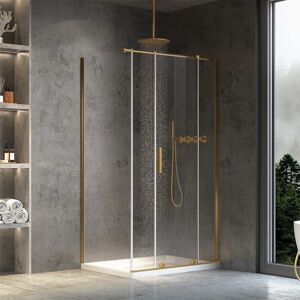 REA Montana Gold Brush 110x90 - Cabina de Ducha REA Montana Gold Brush 110x90 - Cabina de Ducha