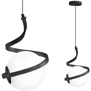 TOOLIGHT Lámpara de Techo Cromo Negro - APP1732-1CP - Luz de Techo con Altura Ajustable TOOLIGHT Lámpara de Techo Cromo Negro - APP1732-1CP - Luz de Techo con Altura Ajustable