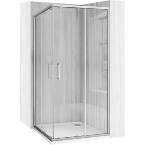 REA - Cabina de ducha City 90X90 níquel cepillado - Cabina de ducha REA - Cabina de ducha City 90X90 níquel cepillado - Cabina de ducha