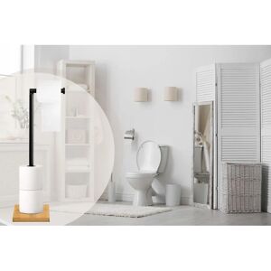 Soporte para papel higiénico negro Tutumi - Soporte para papel higiénico Soporte para papel higiénico negro Tutumi - Soporte para papel higiénico