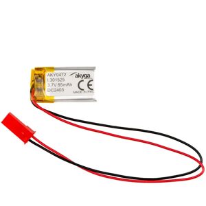 Batterie Akyga AKY0472 - Lithium Polymère, Argent - Publicité Batterie Akyga AKY0472 - Lithium Polymère, Argent - Publicité