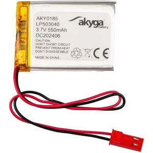 Akyga Batterie LP503040 - Polymère Lithium 3.7V 550mAh - Publicité Akyga Batterie LP503040 - Polymère Lithium 3.7V 550mAh - Publicité