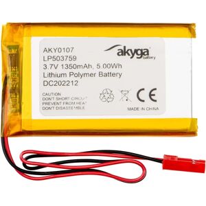 Akyga AKY0107 Lithium Polymer Batterij - 3.7V 1350mAh - Mobiele Telefoon Reserveonderdeel Akyga AKY0107 Lithium Polymer Batterij - 3.7V 1350mAh - Mobiele Telefoon Reserveonderdeel
