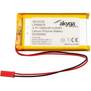 Akyga AKY0105 1500mAh Silver Battery - Battery Akyga AKY0105 1500mAh Silver Battery - Battery