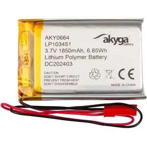 Akyga Aky0664 Lithium Polymer Telefoon Batterij - Zilver Akyga Aky0664 Lithium Polymer Telefoon Batterij - Zilver