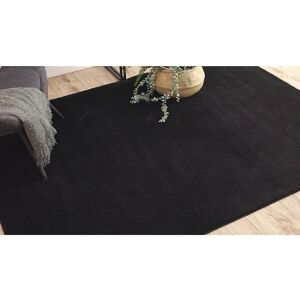 RugsX LINDO Black Anti-slip Shaggy Rug - Rug RugsX LINDO Black Anti-slip Shaggy Rug - Rug