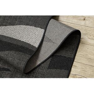 RugsX Black Silver SIZAL Runner - Floorlux Model 20212 - 120x940cm RugsX Black Silver SIZAL Runner - Floorlux Model 20212 - 120x940cm