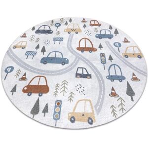 RugsX Bono 8436 Children's Carpet - 120 cm - Car Themes RugsX Bono 8436 Children's Carpet - 120 cm - Car Themes