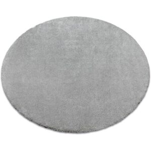 Alfombra RugsX Estrella Gris Plata - 100cm Diámetro - Alfombra Alfombra RugsX Estrella Gris Plata - 100cm Diámetro - Alfombra