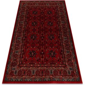 RugsX Wool Carpet Kashqai 4302 300 - Flowers, Burgundy, 67x130cm - Carpet RugsX Wool Carpet Kashqai 4302 300 - Flowers, Burgundy, 67x130cm - Carpet