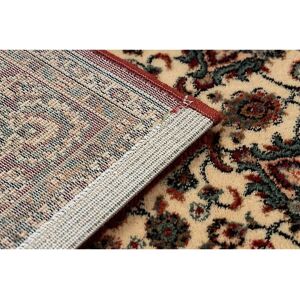RugsX Wool Carpet KASHQAI 4362 102 Beige Claret - Rug RugsX Wool Carpet KASHQAI 4362 102 Beige Claret - Rug