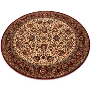 RugsX Wool Carpet KASHQAI 4362 102 Beige Claret - Rug RugsX Wool Carpet KASHQAI 4362 102 Beige Claret - Rug
