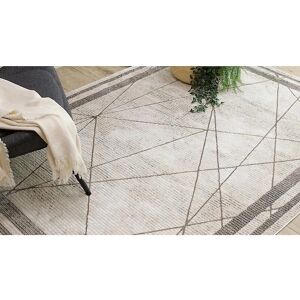 RugsX Bliss Z201Z128 Beige Carpet - Modern Geometric 160x220cm RugsX Bliss Z201Z128 Beige Carpet - Modern Geometric 160x220cm