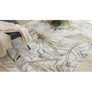 RugsX Bliss Z218AZ237 Carpet - Floral, Modern, Beige 80x150 cm RugsX Bliss Z218AZ237 Carpet - Floral, Modern, Beige 80x150 cm