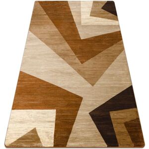 RugsX G2095 Beige Brown Geometric Carpet - RugsX Royal Collection - 150x230cm RugsX G2095 Beige Brown Geometric Carpet - RugsX Royal Collection - 150x230cm