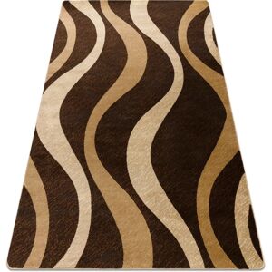 RugsX - Royal G3565 Waves Carpet - brown / beige - Carper RugsX - Royal G3565 Waves Carpet - brown / beige - Carper