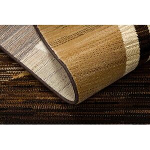 RugsX Carpet HE397 Geometric - brown / beige - Carpet RugsX Carpet HE397 Geometric - brown / beige - Carpet