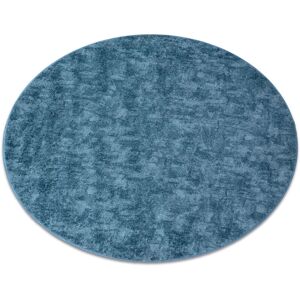 RugsX - Tapis rond Pozzolana bleu 100cm - Tapis - Publicité RugsX - Tapis rond Pozzolana bleu 100cm - Tapis - Publicité