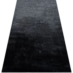 RugsX Dark Grey Plush Carpet - Imitation Rabbit Fur - 80x150cm - Carpet RugsX Dark Grey Plush Carpet - Imitation Rabbit Fur - 80x150cm - Carpet