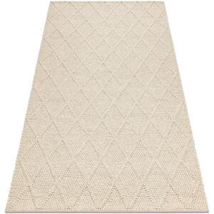 RugsX Wool Carpet TAHAR 99001B - Handwoven Loop, Rhombus, Boho - Carpet RugsX Wool Carpet TAHAR 99001B - Handwoven Loop, Rhombus, Boho - Carpet