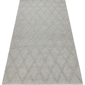 RugsX Wool Carpet TAHAR - Loop, Rhombus, Boho - Rug RugsX Wool Carpet TAHAR - Loop, Rhombus, Boho - Rug