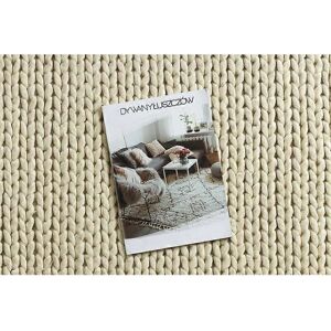 RugsX Wool Carpet TAHAR 99004B Cream - Handwoven Loop, 200x290cm RugsX Wool Carpet TAHAR 99004B Cream - Handwoven Loop, 200x290cm