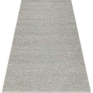 RugsX Wool Carpet TAHAR - Grey - Handwoven Loop, 90x150cm RugsX Wool Carpet TAHAR - Grey - Handwoven Loop, 90x150cm
