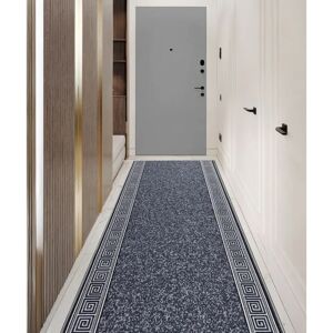 RugsX GREK Tapis gris pour couloir - Antidérapant, Compatible chauffage au sol - Publicité RugsX GREK Tapis gris pour couloir - Antidérapant, Compatible chauffage au sol - Publicité