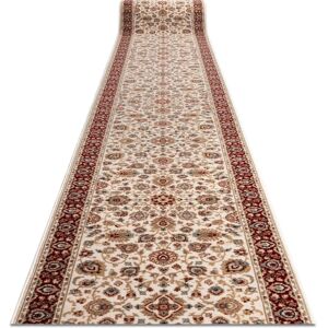 RugsX Beige / Bordeaux Laine Coureur NAIN Ornement - Tapis de couloir - Publicité RugsX Beige / Bordeaux Laine Coureur NAIN Ornement - Tapis de couloir - Publicité