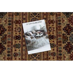 RugsX KESHAN Alfombra de pasillo - Beige / Terracota - Lana - 90cm x 450cm RugsX KESHAN Alfombra de pasillo - Beige / Terracota - Lana - 90cm x 450cm