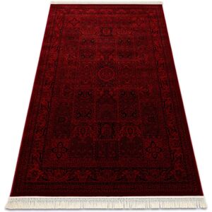 RugsX ORIENT 5365 Carpet Burgundy/Black - Oriental, Fringes, 100x200cm RugsX ORIENT 5365 Carpet Burgundy/Black - Oriental, Fringes, 100x200cm