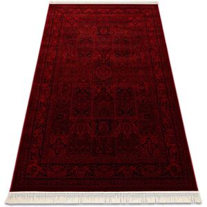 RugsX ORIENT 5365 Burgundy / Black Carpet - Oriental, Fringes, 150x230cm RugsX ORIENT 5365 Burgundy / Black Carpet - Oriental, Fringes, 150x230cm