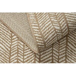 RugsX Sisal Carpet Beige Chevron - 140x200 cm - Outdoor & Indoor Rug RugsX Sisal Carpet Beige Chevron - 140x200 cm - Outdoor & Indoor Rug