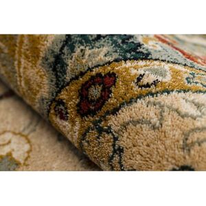 RugsX Wool Carpet Omega Oval Green 170x235cm - Carpet RugsX Wool Carpet Omega Oval Green 170x235cm - Carpet