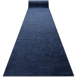 RugsX Alfombra SOFTY azul oscuro - 80x790 cm RugsX Alfombra SOFTY azul oscuro - 80x790 cm