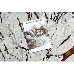 RugsX Alfombra ALLURE 1963 Mármol Blanco / Oro - Moderna, Elegante, 70x250cm - Alfombra RugsX Alfombra ALLURE 1963 Mármol Blanco / Oro - Moderna, Elegante, 70x250cm - Alfombra