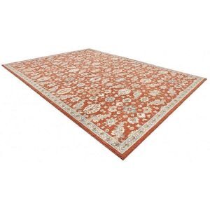 RugsX Wool Carpet SOHO 477.07.LA300 - Flowers, frame, natural terracotta - Rug RugsX Wool Carpet SOHO 477.07.LA300 - Flowers, frame, natural terracotta - Rug