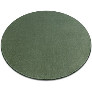 RugsX Green Round Carpet SEDUCTION - Carpet RugsX Green Round Carpet SEDUCTION - Carpet