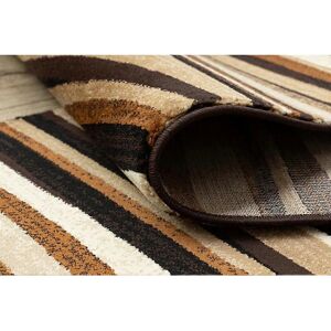 RugsX Royal Wavy Stripes Runner - Runner - beige / brown RugsX Royal Wavy Stripes Runner - Runner - beige / brown