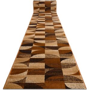 RugsX Royal H387 Geometrical Rug - Brown / Mustard RugsX Royal H387 Geometrical Rug - Brown / Mustard