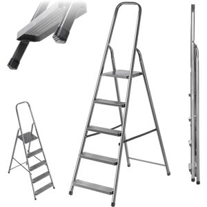 KADAX Steel Ladder - 5 Step Folding Ladder - 125kg Capacity KADAX Steel Ladder - 5 Step Folding Ladder - 125kg Capacity