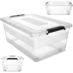 Kadax Storage Box with Lid - Toy Container, Durable Plastic, Secure Lock Kadax Storage Box with Lid - Toy Container, Durable Plastic, Secure Lock