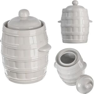 KADAX Handcrafted Ceramic Pickling Barrel 3.2L - Pickling Barrel KADAX Handcrafted Ceramic Pickling Barrel 3.2L - Pickling Barrel