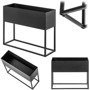 KADAX Wide Flower Bed with Pot - 60x50 cm Steel Flower Stand KADAX Wide Flower Bed with Pot - 60x50 cm Steel Flower Stand