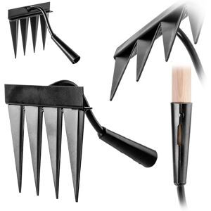 KADAX Garden Hoe - High-Carbon Steel, Rust-Resistant, Ergonomic, 4 Teeth KADAX Garden Hoe - High-Carbon Steel, Rust-Resistant, Ergonomic, 4 Teeth
